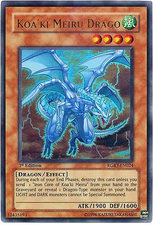 yu gi oh koaki meiru drago raging battle rgbt en024 1st edition ultra rare cheap price