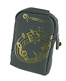 Fashion (Music / Grey) Nylon Padded Case for Universal Point and Shoot Came ....