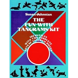 Fun With Tangrams Kit: 120 Puzzles With Two Complete Sets of Tangram Pieces (Entertain with Mind-Boggling Puzzles Big Books for Hours of)