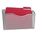 Rolodex 21954 Flush mount wall files, pewter, 14w x 3-3/8d x 8-1/2h