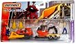 Matchbox Hitch 'N Haul MBX 1:64 Scale Die Cast Car Playset - Snow Attack with Snow Truck, Bigfoot, Dog Team, Snowmobile and Arctic Explorer