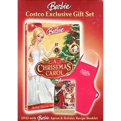 Barbie - A Christmas Carol LIMITED EDITION DVD Gift Set Includes: DVD, Barbie Apron & Holiday Recipe Booklet