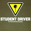 Student Driver - (Army Green) Retro Golf Tee