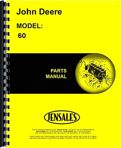 John Deere 60 Skid Steer Loader Parts Manual