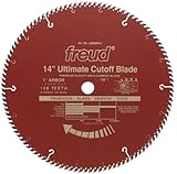 IMAGE OF Freud LU85R014 14-Inch 108 Tooth ATB Ultimate Cut-Off Saw Blade with 1-Inch Arbor and PermaShield Coating