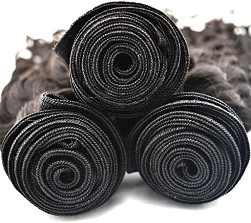 LaNova Beauty Lady's Peruvian Natural Color Hair Mix Size:3pcs 16+18+20inch Deep Wave 3pcs/lot 100g/pc