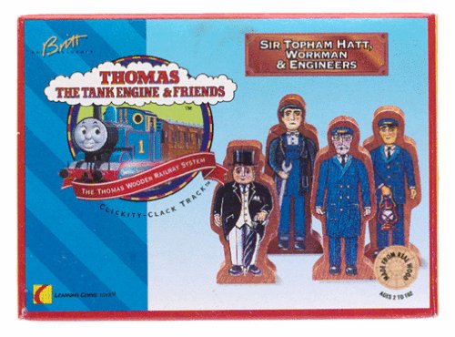 Wooden Thomas & Friends: Character Pack (Sir Topham Hatt, 2 Drivers, 1 Engineer)