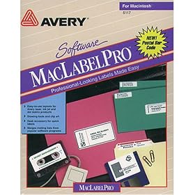 Avery Software MacLabelPro Label Maker for Macintosh by