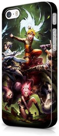 Generic Phone Case for iPhone 5 5s SE 3D - KFKAOHO400832 - UCHIHA SASUKE VS UZUMAKI NARUTO Theme iPhone 5 5s SE 3D Case Cover