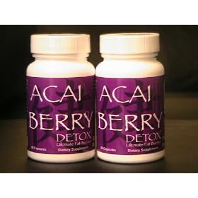 Acai Berry Detox Ultimate Fat Burner Weight Loss 60 Caps