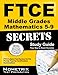 FTCE Middle Grades Mathematics 5-9 Secrets Study Guide: FTCE Subject Test Review for the Florida Teacher Certification Examinations