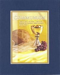 Beautiful and Inspiring 8 x 10 Inches Frame able Note Card (Communion) on Double Beveled Matting: A Timeless and Priceless Poetry Collection