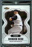 2007 Topps Finest #34 Brandon Webb Baseball Card Arizona Diamondbacks - Mint Condition - Shipped In Protective Display Case !!