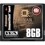 Lexar Media 8GB Professional Series 40X CompactFlash Card WA Enabled (CCFB8GB-40-380)