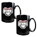 Washington Nationals 2-Piece Black Ceramic Mug Set  (Primary Logo)