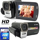 HDDV5520 (with 2GB card) Black 5MP 2.4-inch LCD Digital Camcorder/Camera