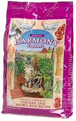 HARMONY FARMS Healthy & Holistic Chicken & Brown Rice Recipe for Cats, 6.5-Pound Bag