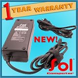 SOL COMPUTER 120W Battery Charger / Adapter for Toshiba Satellite L300D, L305, L305D, L350, L355