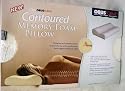 Obus Forme Contoured Memory Foam Pillow Plus, Standard