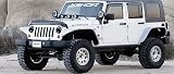 2007 JK Wrangler 2 Dr.-Tubular flat panel design Xenon Fender Flare Kit (1/6 wider than Stock flares)