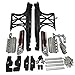 Complete One Touch Saddlebag Hardware Kit with Latch Covers Reflectors Keys for Harley-Davidson 2014+ 2015 2016
