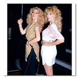 Audrey Landers & Judy Landers Color Box Canvas Print Gallery Wrapped - 16x16 Inches (Mini Dress)