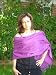 SCARVES-PASHMINA STOLE from Cashmere Pashmina Group in 55 vibrant colors (AMETHYST)
