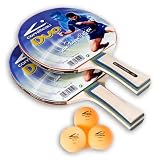 Cornilleau Sport Duo Table Tennis Racket Set with 3 Balls