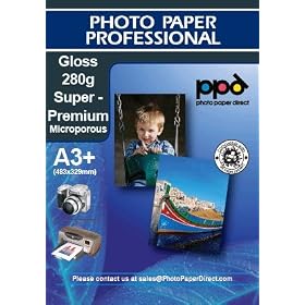 A3+ Photo Glossy Paper - Premium - 280gsm x 100 sheets