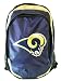 NFL St. Louis Rams Backpack - Full Size Sports Backpack