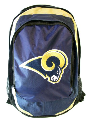 NFL St. Louis Rams Backpack - Full Size Sports Backpack