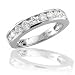 Certified 14k White Gold Wedding Anniversary Diamond Band Ring (GH, SI-I, 1.00 carat)