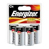 Energizer Max Alkaline C Battery, 4-Count