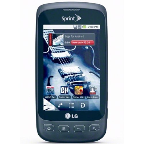 LG Optimus S LS670 Black Sprint Cell Phone LG Optimus S LS670 Black Sprint Cell Phone
