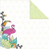 Pina Colada Double-Sided Paper 12X12-Banana Leaf