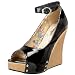 Penthouse Women's Rocky  Open Toe Wedge