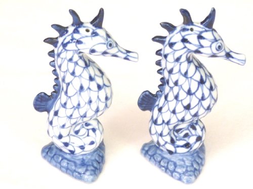 Seahorse Tropical Nautical S/P Pepper Shakers