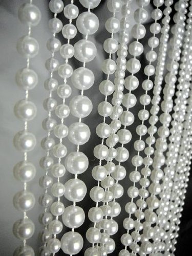 3 ft x 6 ft ball chain beaded curtain - room divider pe…