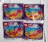 Lego 4 packets Belville 5977 Bear on Picnic Specially made For Airline Compaines - This is only a vey small item about 1