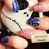 RIVETS SHAPE TWO-COLOR FASHION JAPANESE 3D NAIL ART 24 nails Sold By FATTYCAT