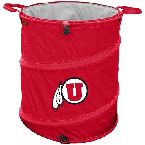 Utah Utes NCAA Collapsible Trash Can by Logo Chair
