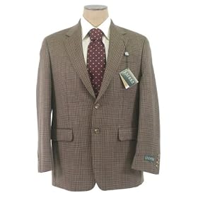 Ralph Lauren Mens 2 Button Brown Wool Sport Coat Blazer Jacket - Size 40S by Ralph Lauren