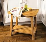 New Grade A Teak Bath Stool Or Side Table Or Shower Bench