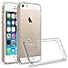 iPhone SE/5S/5C Case,IVSO®iPhone SE/5S/5C TPU Bumper with Crystal Clear PC Back [Drop Protection/Shock Absorption Technology] For APPLE iPhone SE/5S/5C Phone-LifeTime warranty (Clear)