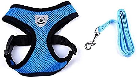 OPCC Dog Collar Harness Cat Pet Safe Control Easy Soft Walking no Pull Tug free-Dog Harness,Soft,Breathable,Easy Walk,Padded Vest,Lightweight, No More Pulling,Tugging or Choking by Smizel (M)