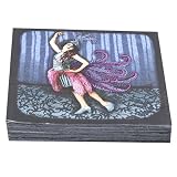 Cocktail Napkins - Blue Flapper Design