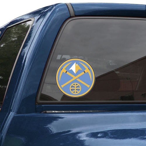 NBA Denver Nuggets 8" Color Team Logo Car Decal