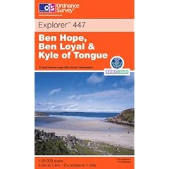 Ben Hope, Ben Loyal and Kyle of Tongue (Explorer Maps)