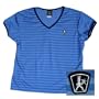Womens Balle de Match Victory V-Neck Top-Blue (LG)