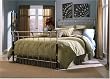 Chancellor King Bed w/ Frame in Gold Frost/Mahogany Finish By Fashion Bed Group